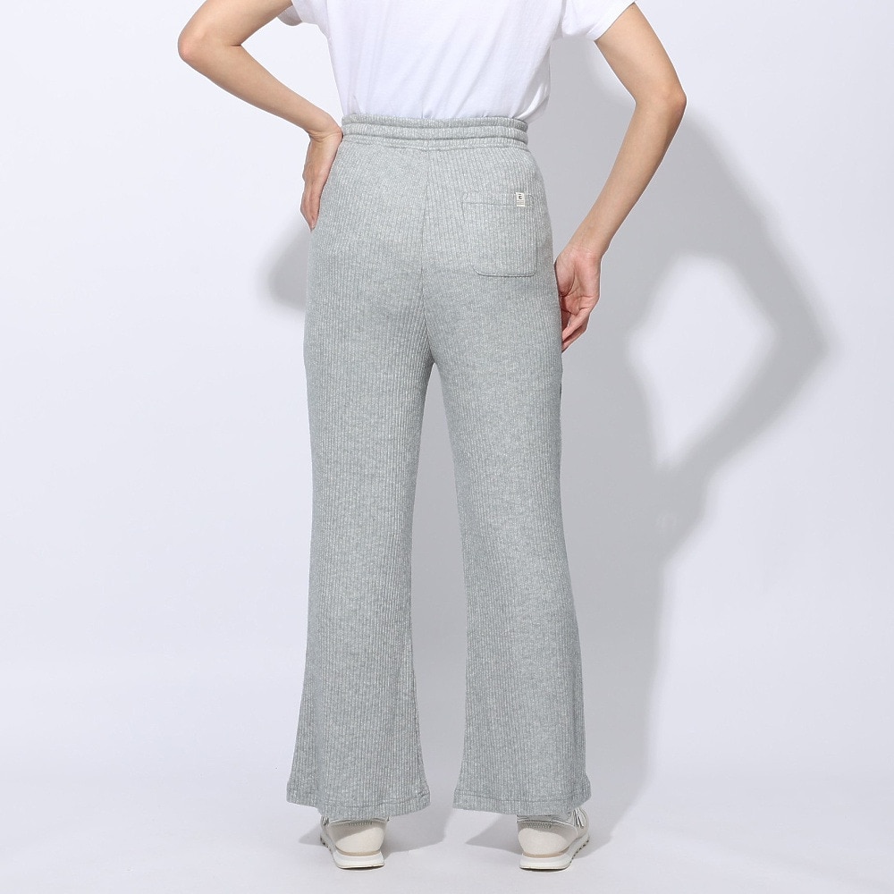 エルケクス（ELKEX）（レディース）リブ ワイドパンツ EKL4FA0021 MGRY