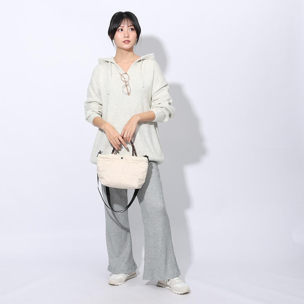 エルケクス（ELKEX）（レディース）リブ ワイドパンツ EKL4FA0021 MGRY