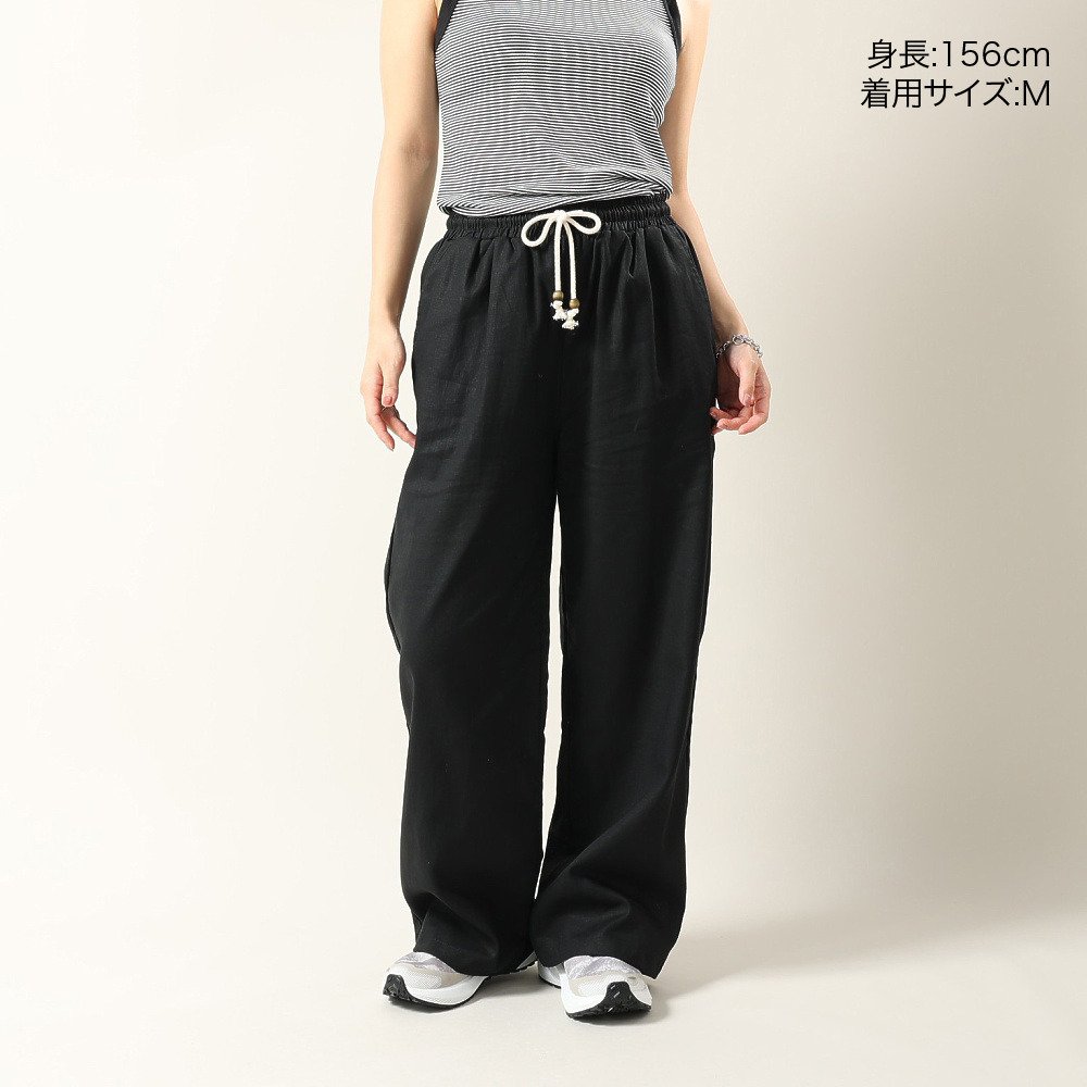 エルケクス（ELKEX）（レディース）リラックスリネンパンツ EKL6S10018