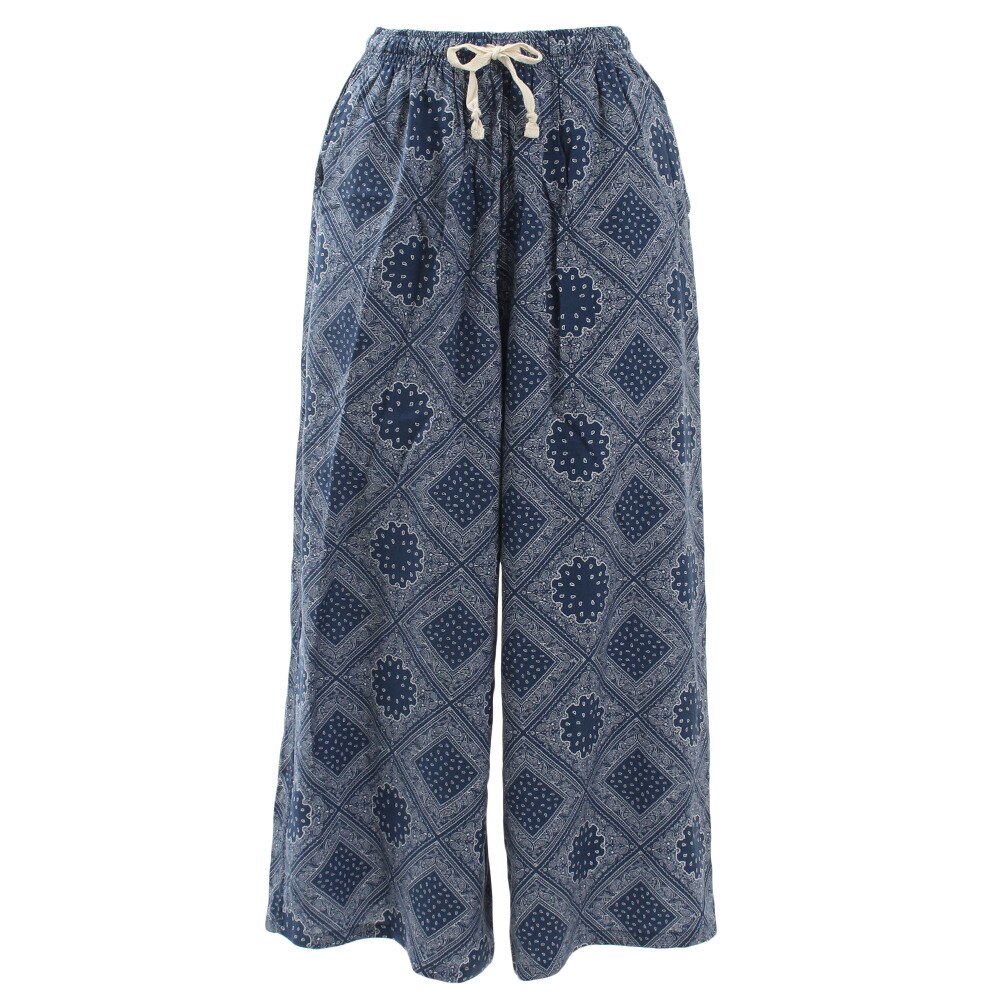  プリントリラコワイドパンツ 872PA9HT6390NVY オンライン価格