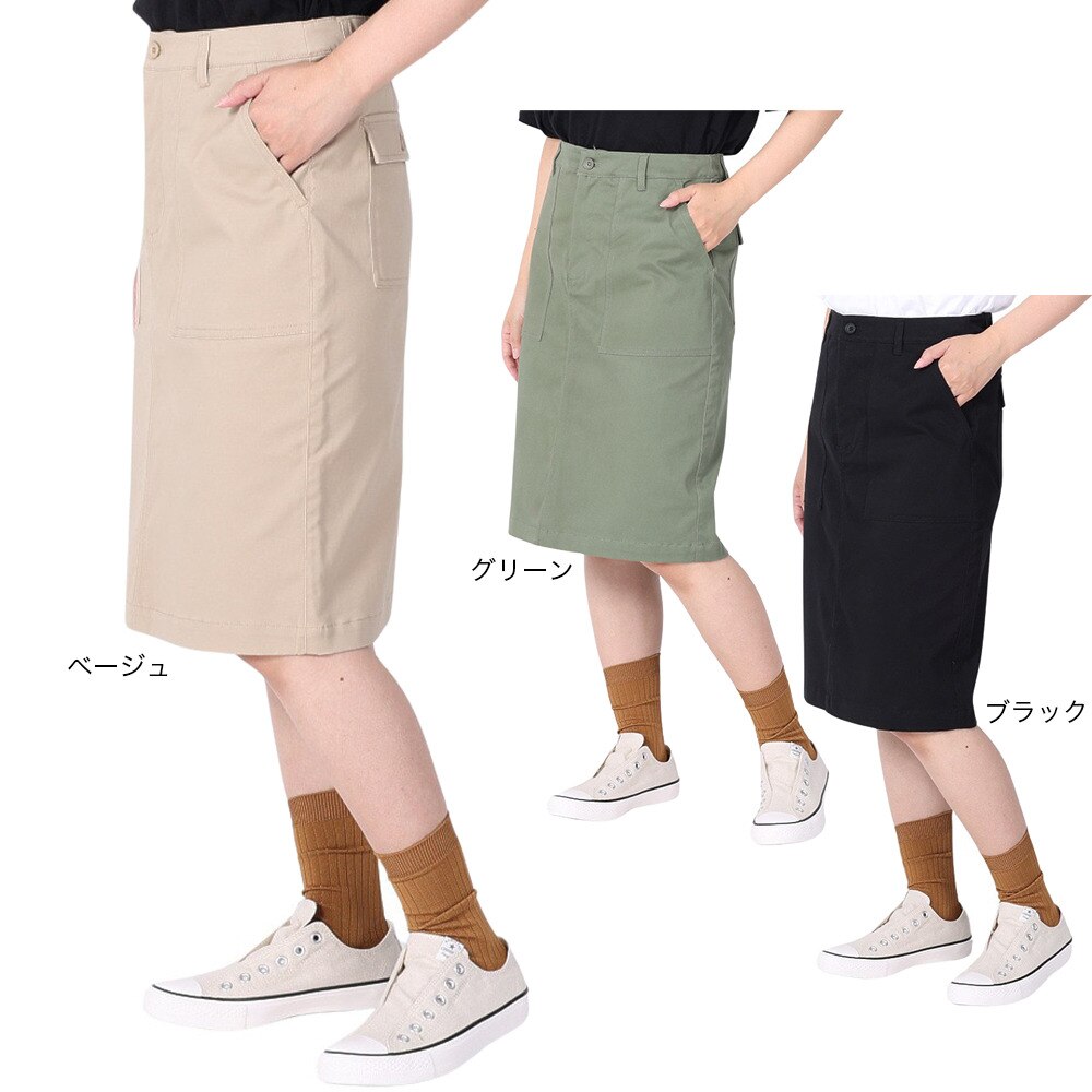 エルケクス（ELKEX）（レディース）GOODAY スカート MID TW EKL2S14167 BEG