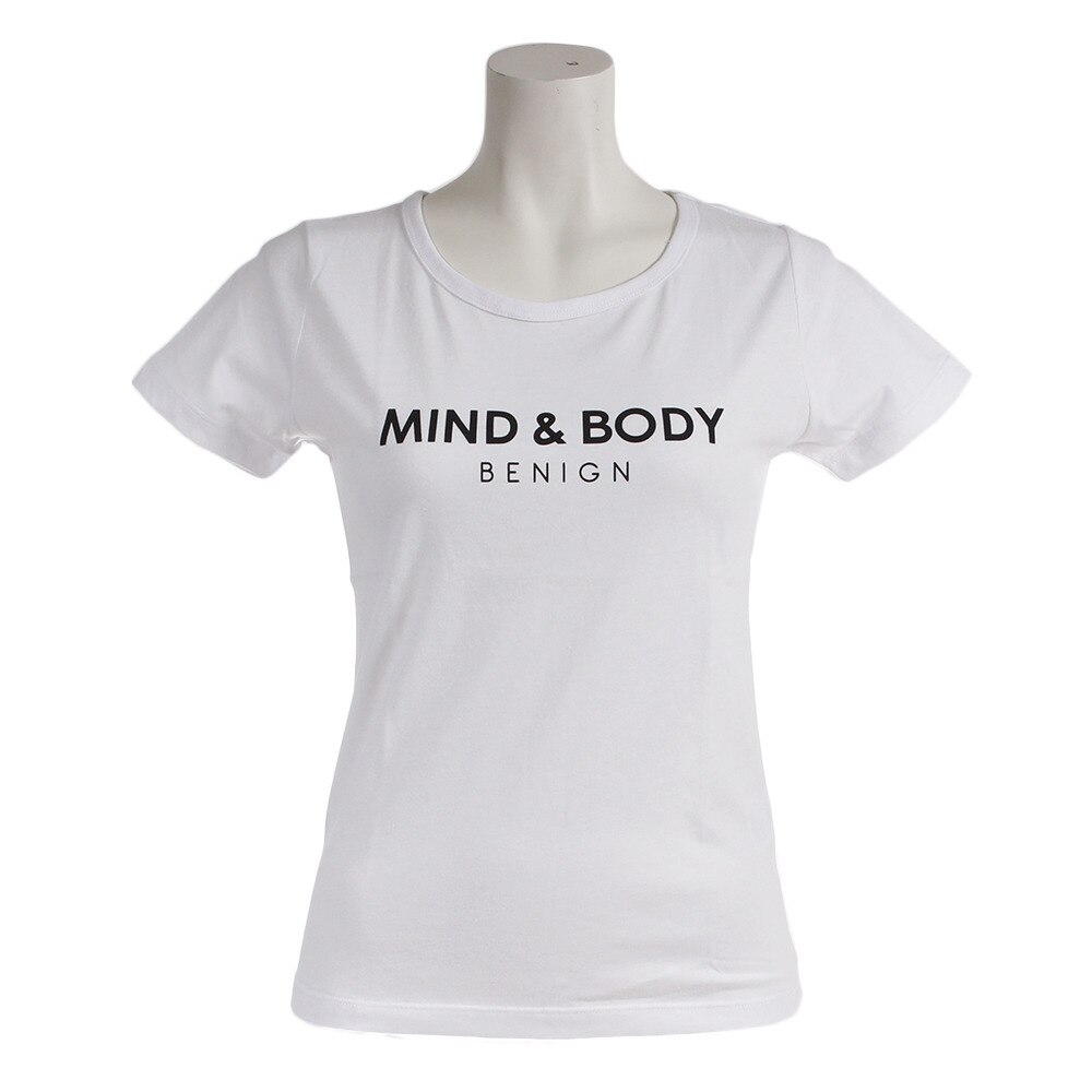  Tシャツ レディース 半袖 MIND ロゴプリント872Q8CD2050WHT オンライン価格
