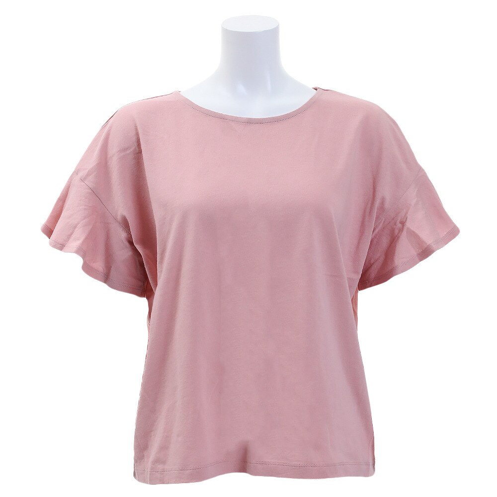  【多少の傷汚れありの為大奉仕】Tシャツ 半袖 袖フリルカットソー 872PA9CD6373PNK オンライン価格