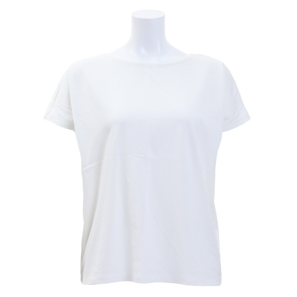  【多少の傷汚れありの為大奉仕】Tシャツ 半袖 ドレープクルーネック 872PA9CD6374OWHT オンライン価格