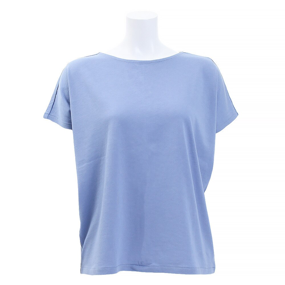  【多少の傷汚れありの為大奉仕】Tシャツ 半袖 ドレープクルーネック 872PA9CD6374SAX オンライン価格