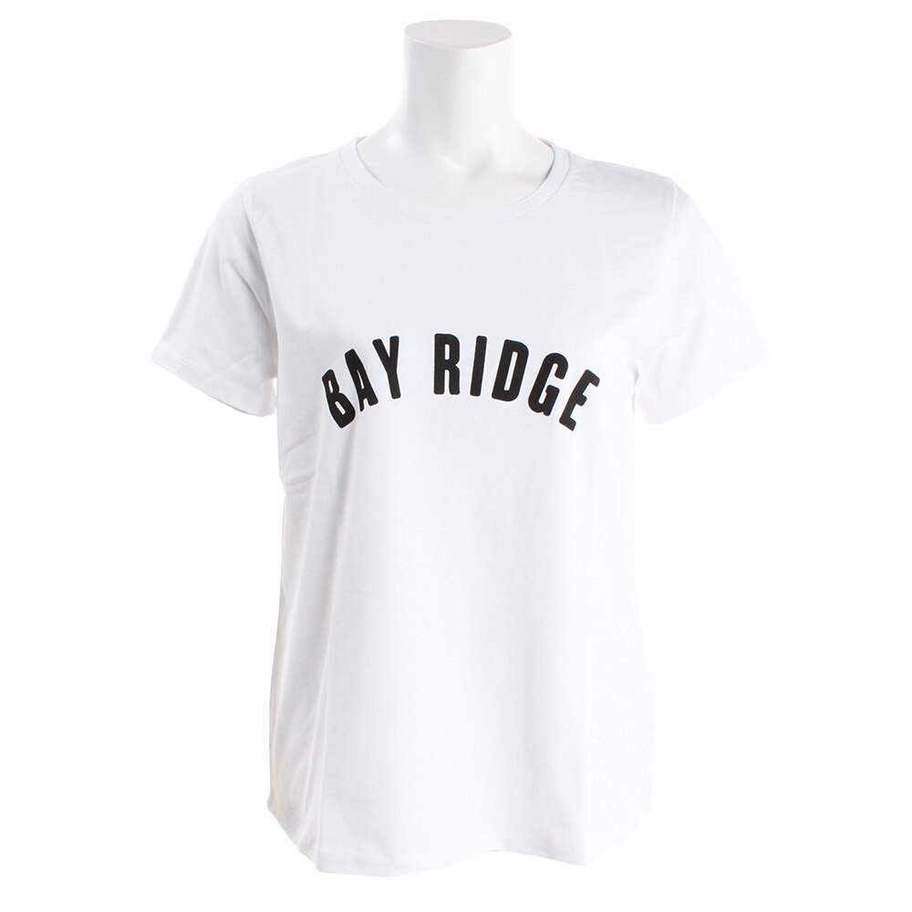 【多少の傷汚れありの為大奉仕】Tシャツ レディース 半袖 プリント BA 872PA9JY6378WHT オンライン価格