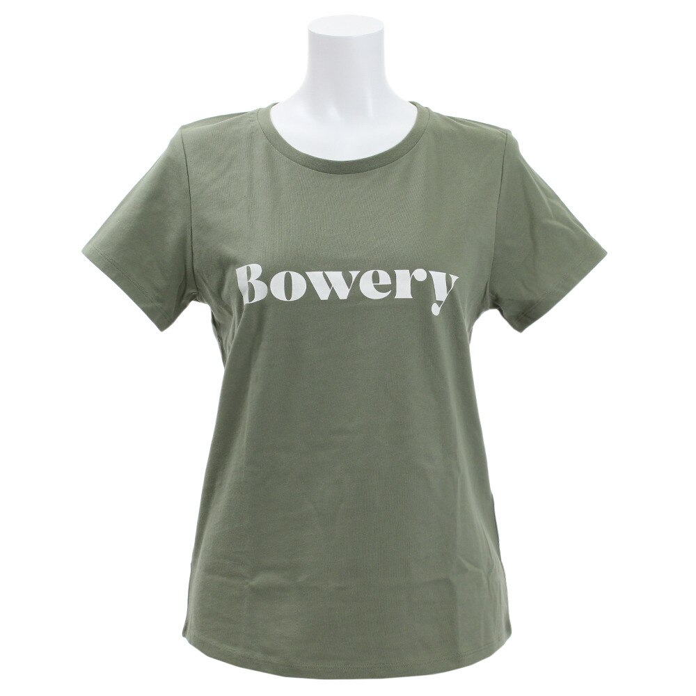  【多少の傷汚れありの為大奉仕】Tシャツ レディース 半袖 プリント ロゴ 872PA9JY6381KHK オンライン価格