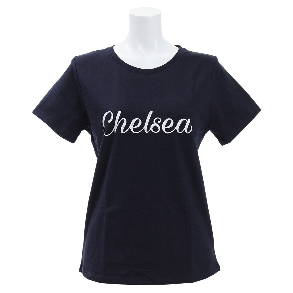  【多少の傷汚れありの為大奉仕】Tシャツ レディース 半袖 プリント ロゴ 872PA9JY6382NVY オンライン価格