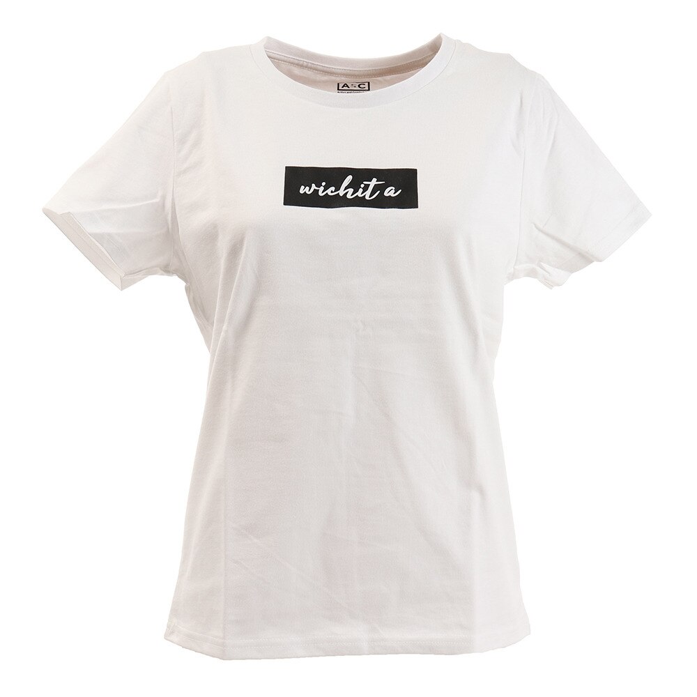  Tシャツ レディース 半袖 プリント 872PA0BGI3158WHT