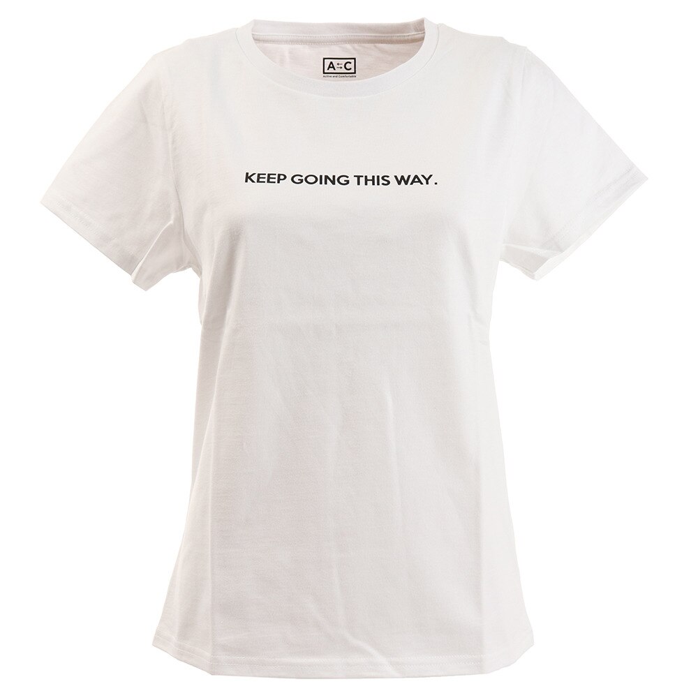  Tシャツ レディース 半袖 プリント 872PA0BGI3160WHT