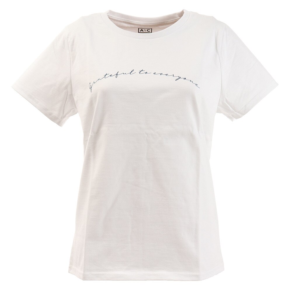  Tシャツ レディース 半袖 プリント 872PA0BGI3162WHT