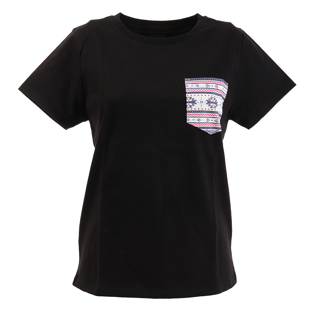  Tシャツ レディース 半袖 プリントネイティブ 872PA0BGI3165BLK
