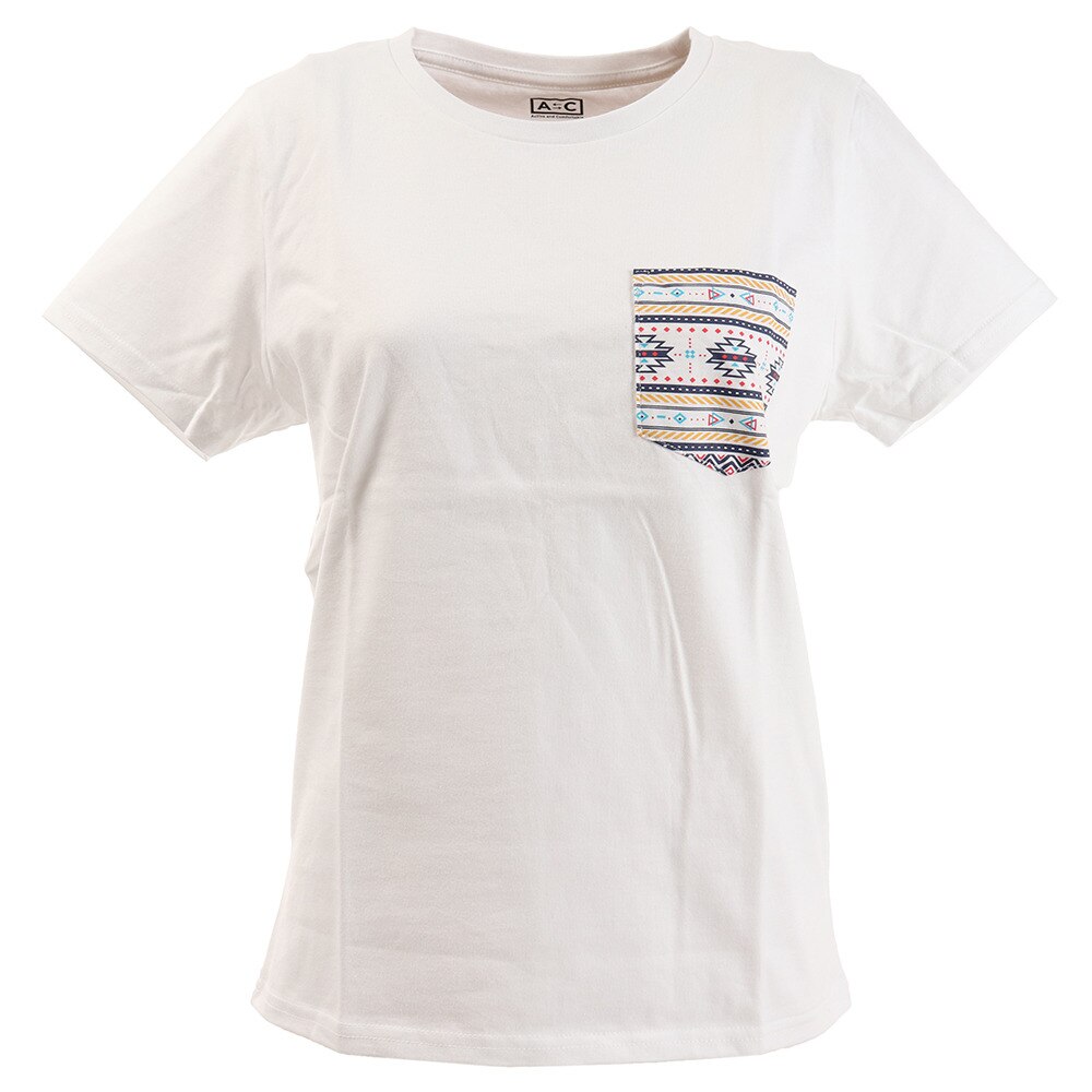  Tシャツ レディース 半袖 プリントネイティブ 872PA0BGI3165WHT