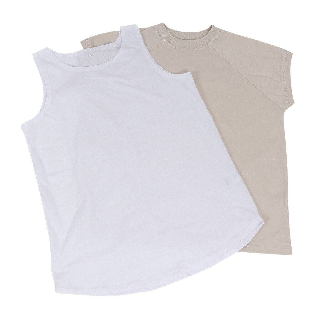  【送料無料！ 20日まで】2枚重ね着Tシャツ 872PA1CD6343BEG