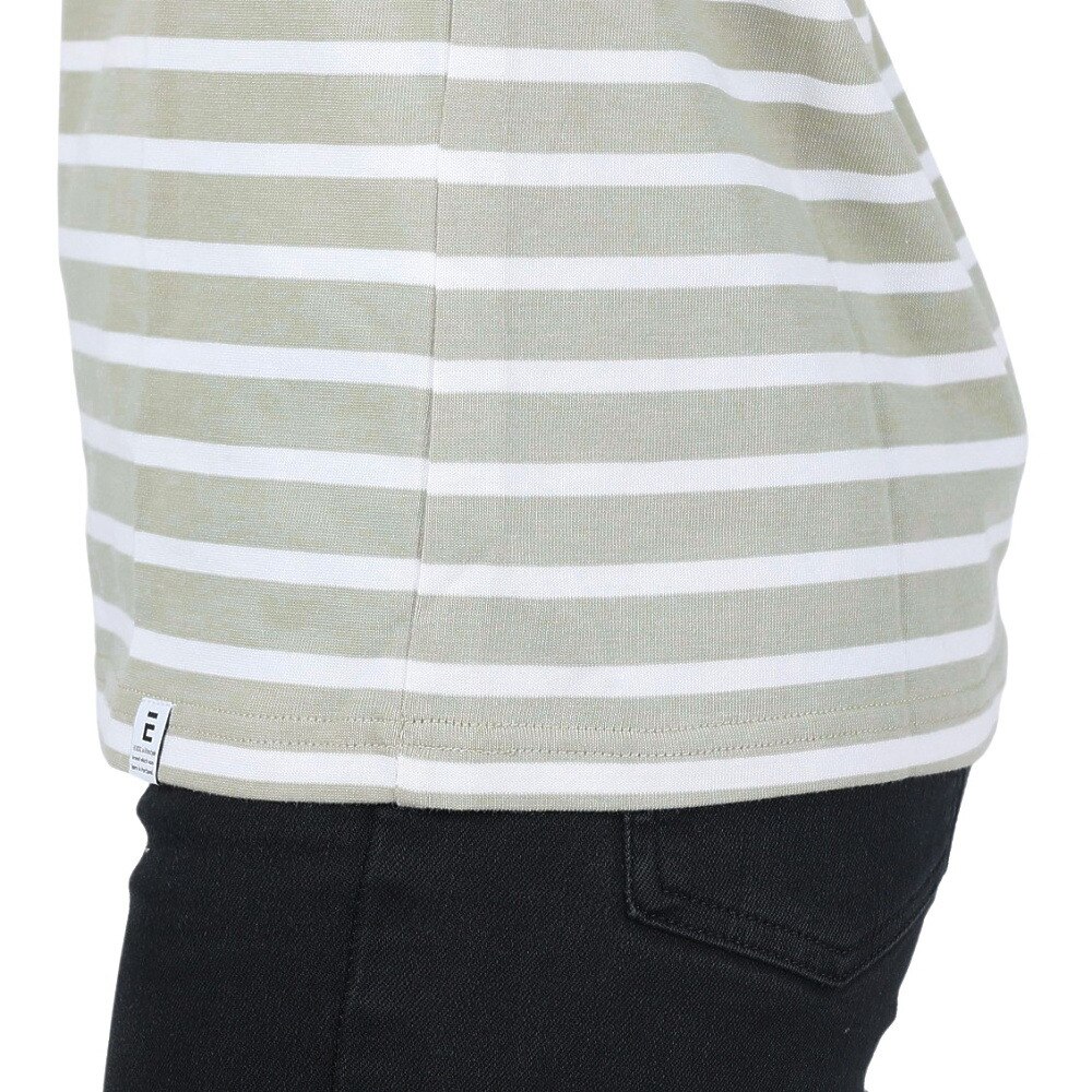 エルケクス（ELKEX）（レディース）STAIN-RESISTANT BOARD NECK 長袖Tシャツ EKL2SP4192 GRN