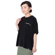 エルケクス（ELKEX）（レディース）ポケット プリント 半袖Tシャツ EKL2S14200 BLK