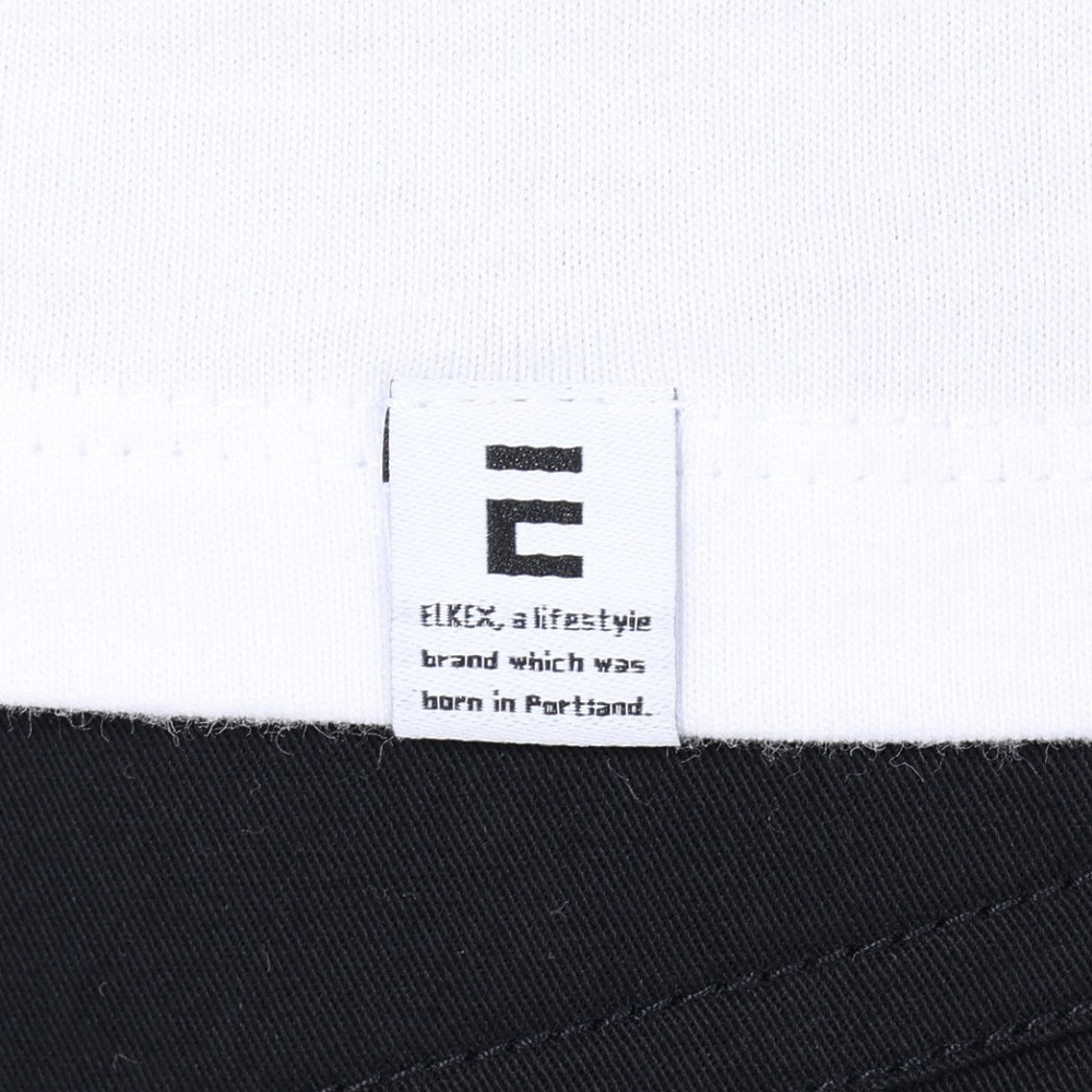 エルケクス（ELKEX）（レディース）ポケット プリント 半袖Tシャツ EKL2S14200 WHT