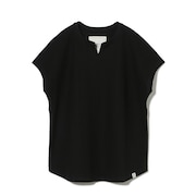 エルケクス（ELKEX）（レディース）半袖 ジャガード Tシャツ EKL3S11003 BLK