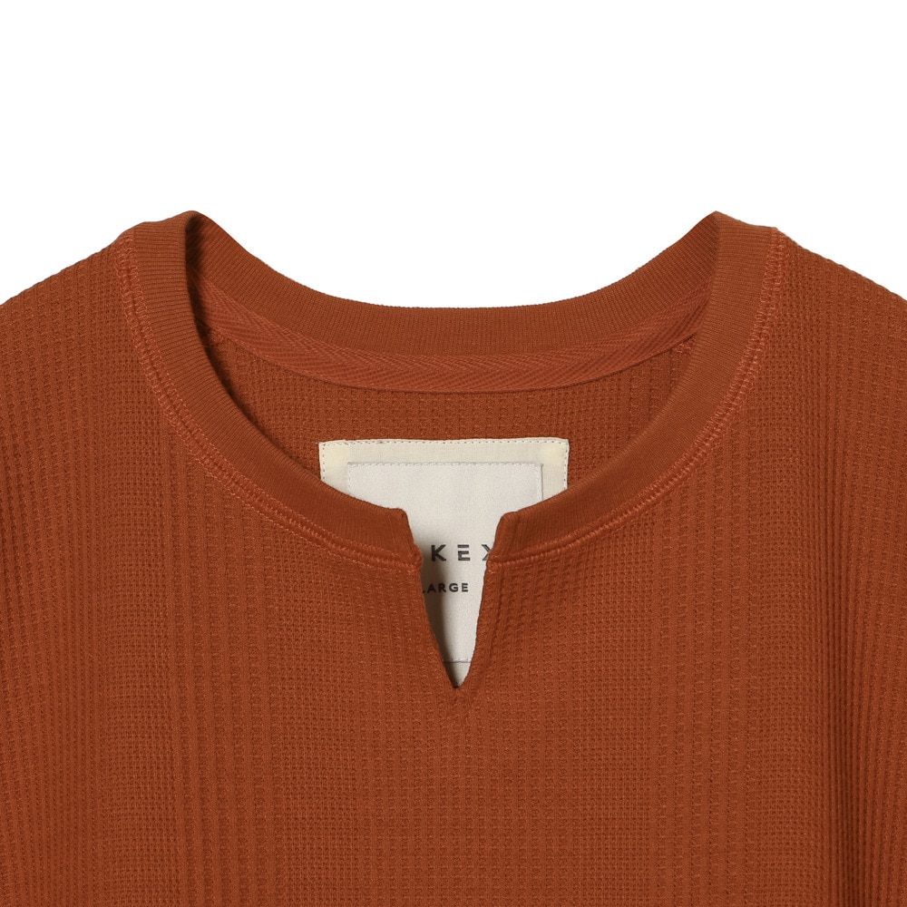 エルケクス（ELKEX）（レディース）半袖 ジャガード Tシャツ EKL3S11003 ORG