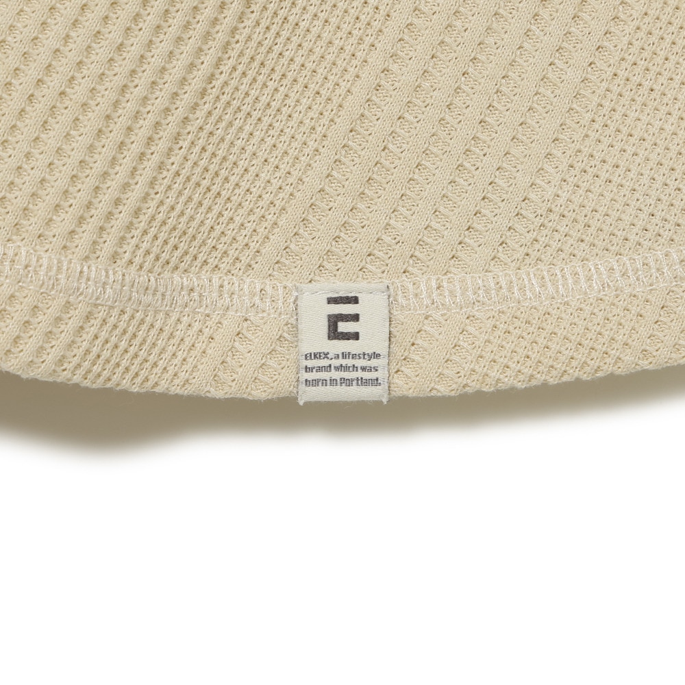 エルケクス（ELKEX）（レディース）半袖 ジャガード Tシャツ EKL3S11003 OWHT