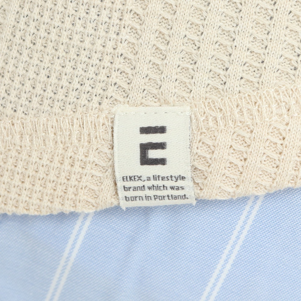 エルケクス（ELKEX）（レディース）半袖 ジャガード Tシャツ EKL3S11003 OWHT