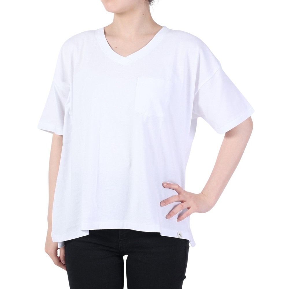 エルケクス（ELKEX）（レディース）半袖Tシャツ EKL3S11004 WHT