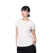 エルケクス（ELKEX）（レディース）F/S WAFFLE BOAT NECK 半袖Tシャツ EKL4S10017 OWHT