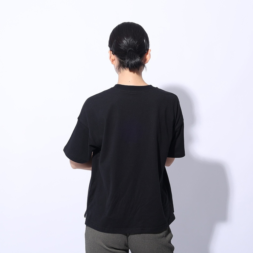 エルケクス（ELKEX）（レディース）EMBROIDEY 半袖Tシャツ EKL4S10018 BLK