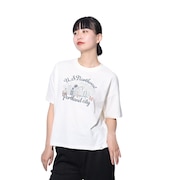 エルケクス（ELKEX）（レディース）F/S WAFFLE BOAT NECK 半袖Tシャツ EKL4S10018 OWHT