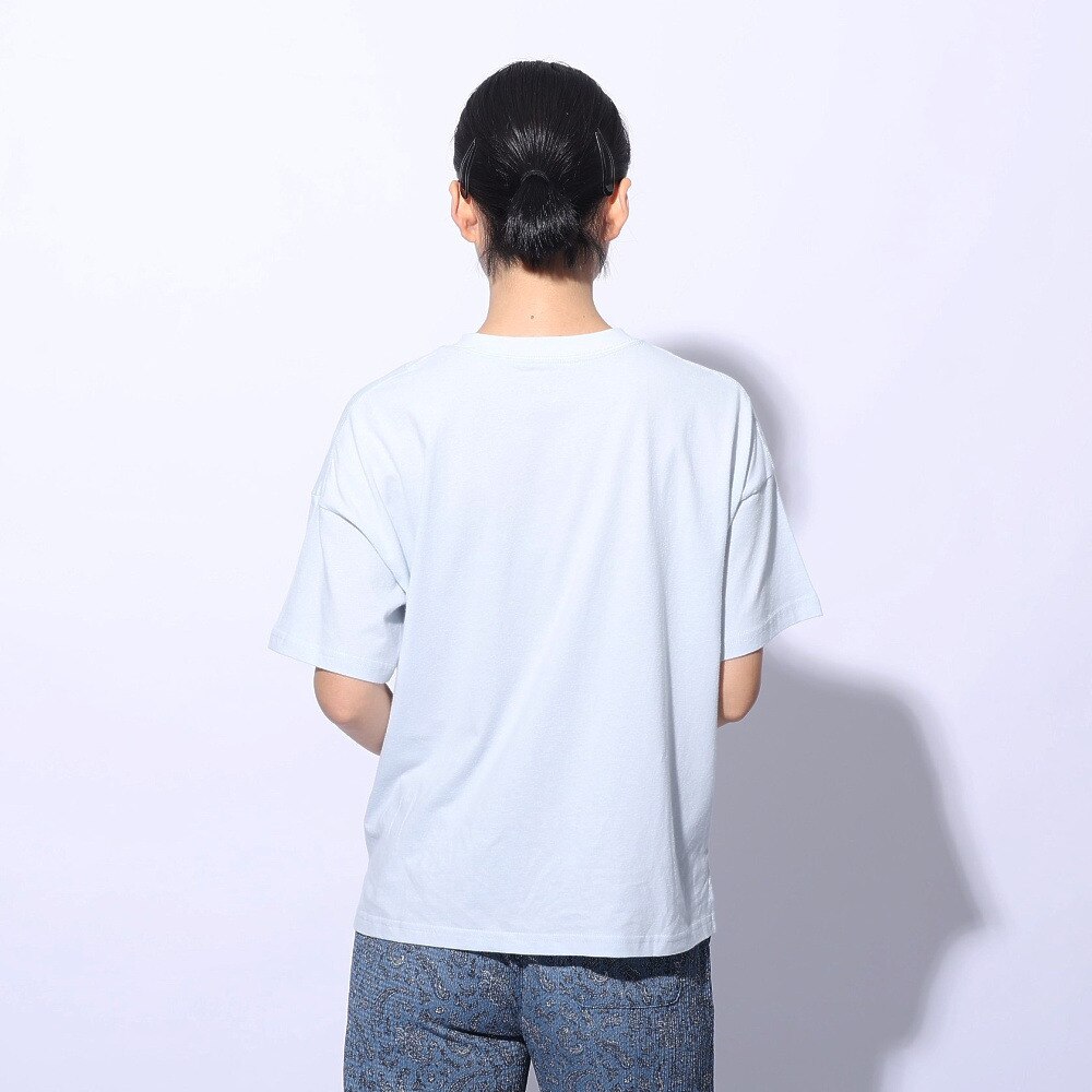 エルケクス（ELKEX）（レディース）F/S WAFFLE BOAT NECK 半袖Tシャツ EKL4S10018 SAX