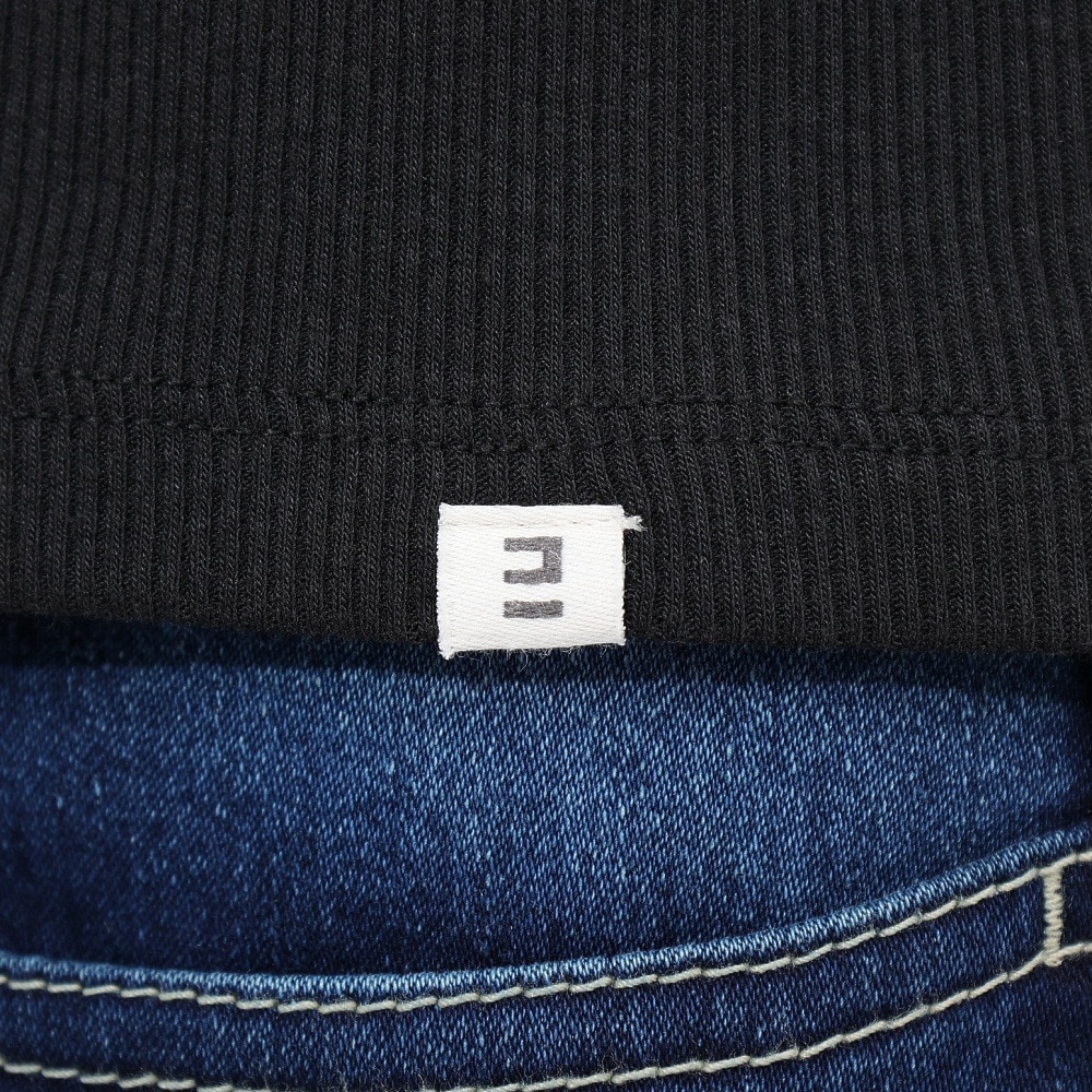 エルケクス（ELKEX）（レディース）長袖 クルーネックシャツ EKL4FA0019 BLK