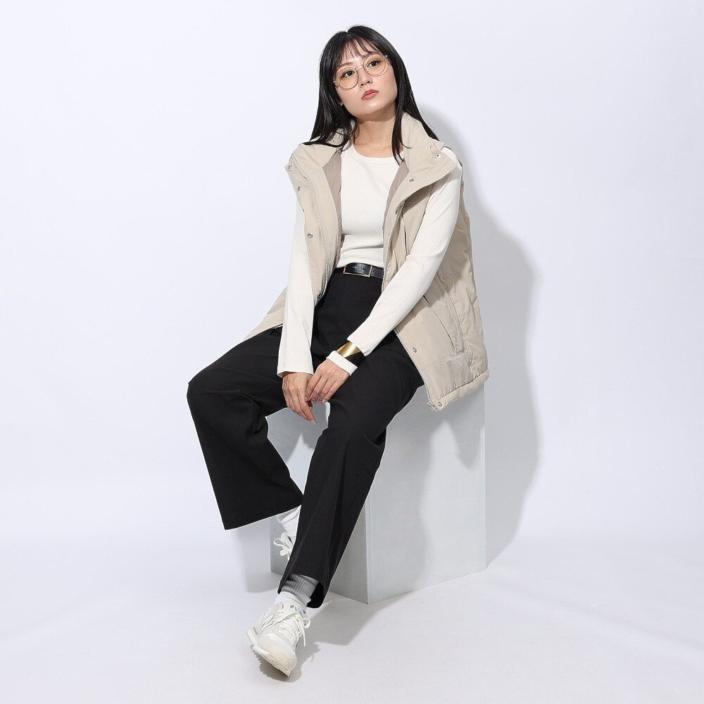 エルケクス（ELKEX）（レディース）長袖 クルーネックシャツ EKL4FA0019 OWHT