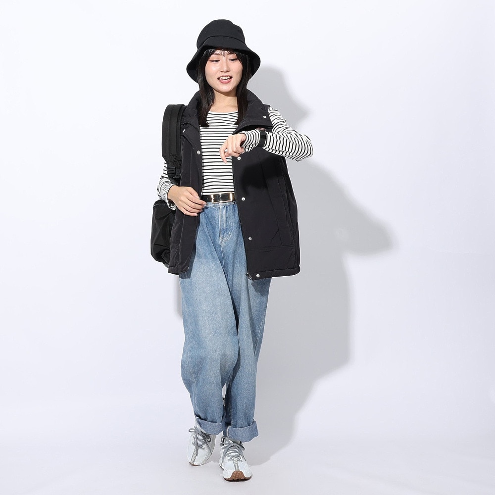 エルケクス（ELKEX）（レディース）ロングスリーブ クルーネック Tシャツ EKL4FA0019 WHXBL