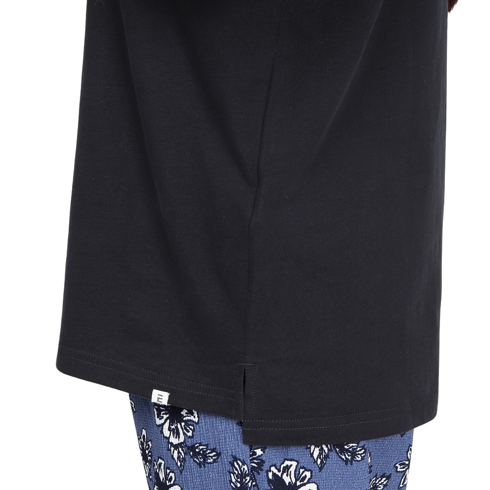 エルケクス（ELKEX）（レディース）半袖Tシャツ EMBROIDERY ワイド EKL5S10041 BLK