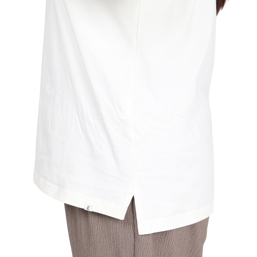 エルケクス（ELKEX）（レディース）半袖Tシャツ EMBROIDERY ワイド EKL5S10041 OWHT
