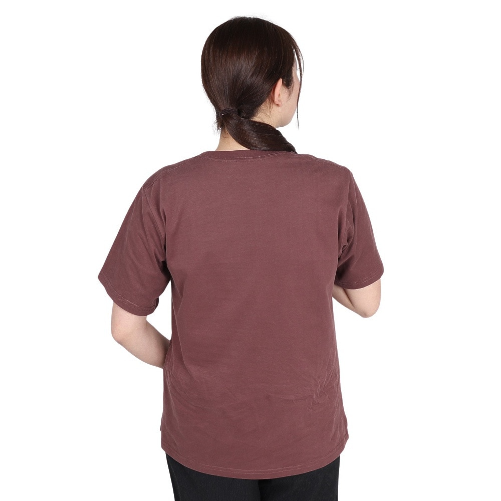 エルケクス（ELKEX）（レディース）半袖Tシャツ EMBROIDERY ワイド EKL5S10041 WIN