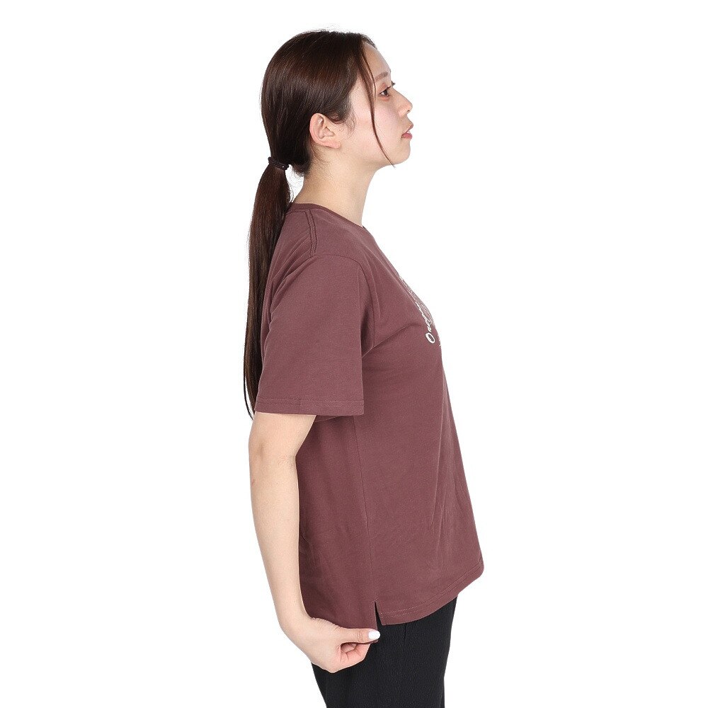 エルケクス（ELKEX）（レディース）半袖Tシャツ EMBROIDERY ワイド EKL5S10041 WIN