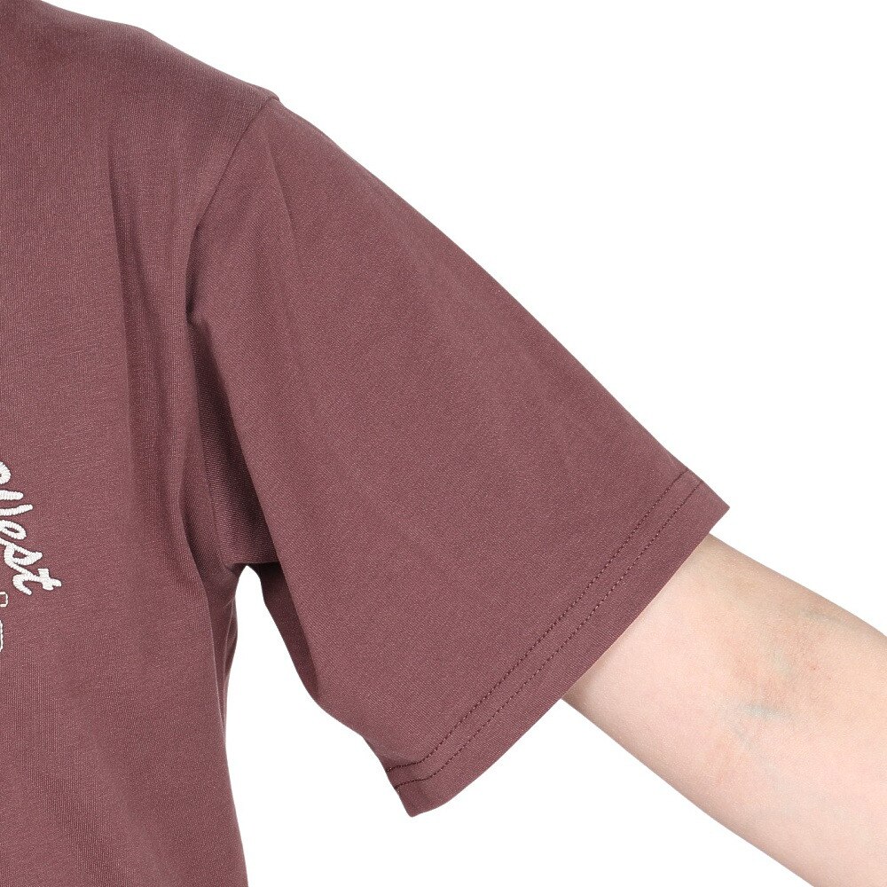 エルケクス（ELKEX）（レディース）半袖Tシャツ EMBROIDERY ワイド EKL5S10041 WIN