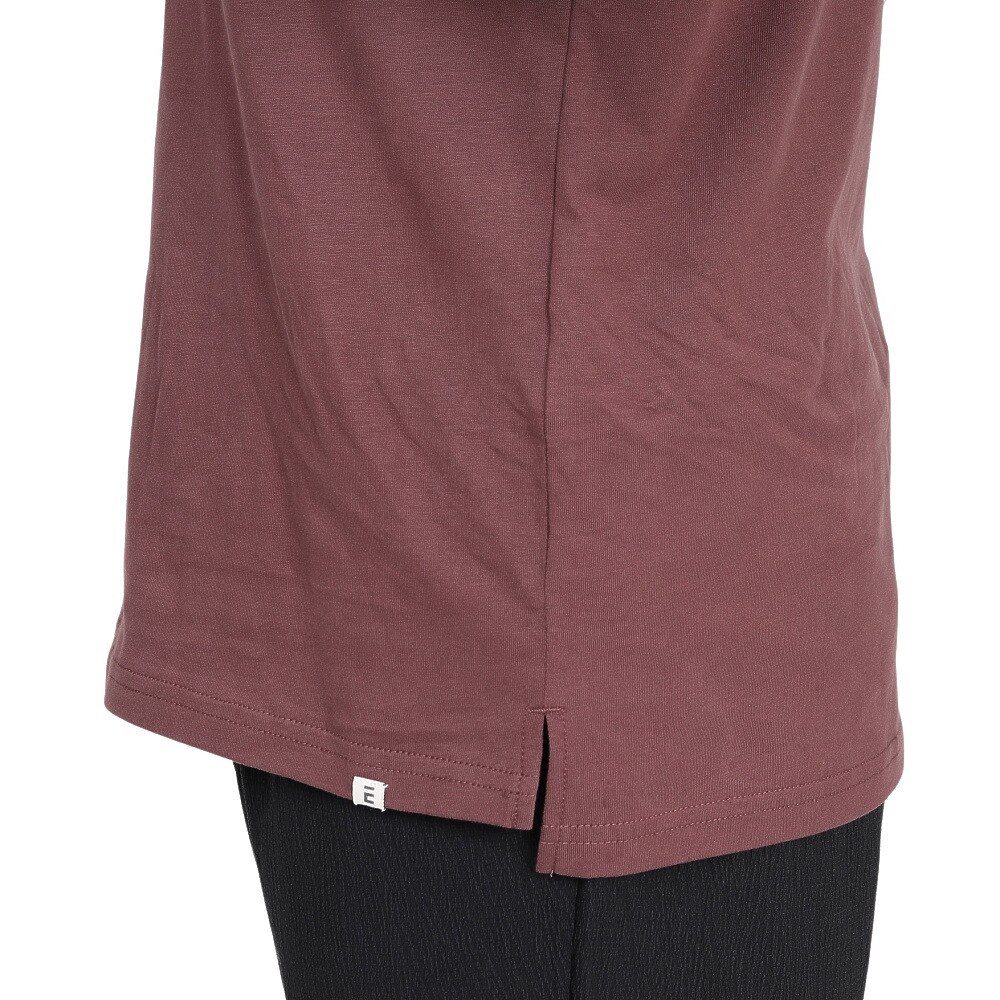 エルケクス（ELKEX）（レディース）半袖Tシャツ EMBROIDERY ワイド EKL5S10041 WIN