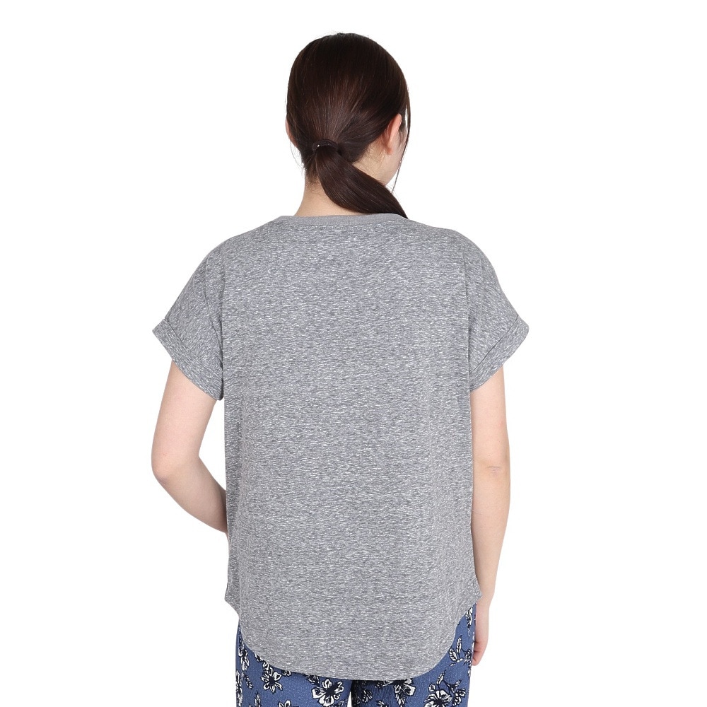 エルケクス（ELKEX）（レディース）半袖Tシャツ エンブレム ROLLUP EKL5S10042 MGRY