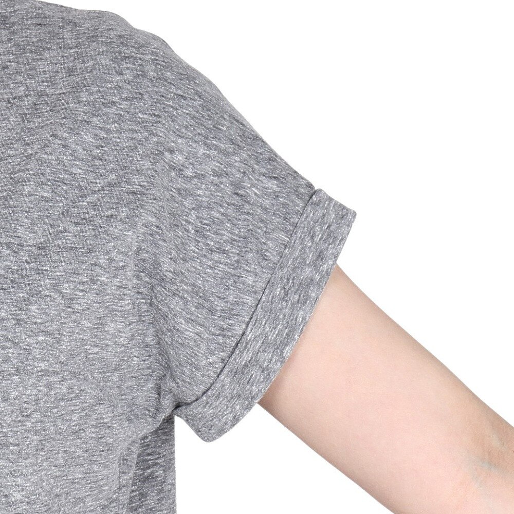 エルケクス（ELKEX）（レディース）半袖Tシャツ エンブレム ROLLUP EKL5S10042 MGRY