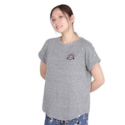 (レディース)半袖Tシャツ エンブレム ROLLUP EKL5S10042 MGRY