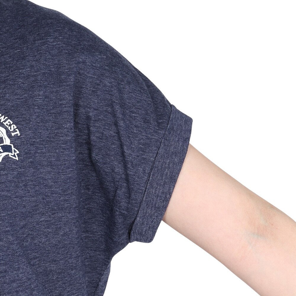 エルケクス（ELKEX）（レディース）半袖Tシャツ エンブレム ROLLUP EKL5S10042 NVY