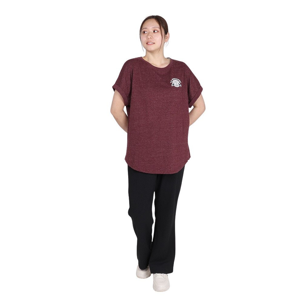 エルケクス（ELKEX）（レディース）半袖Tシャツ エンブレム ROLLUP EKL5S10042 WIN