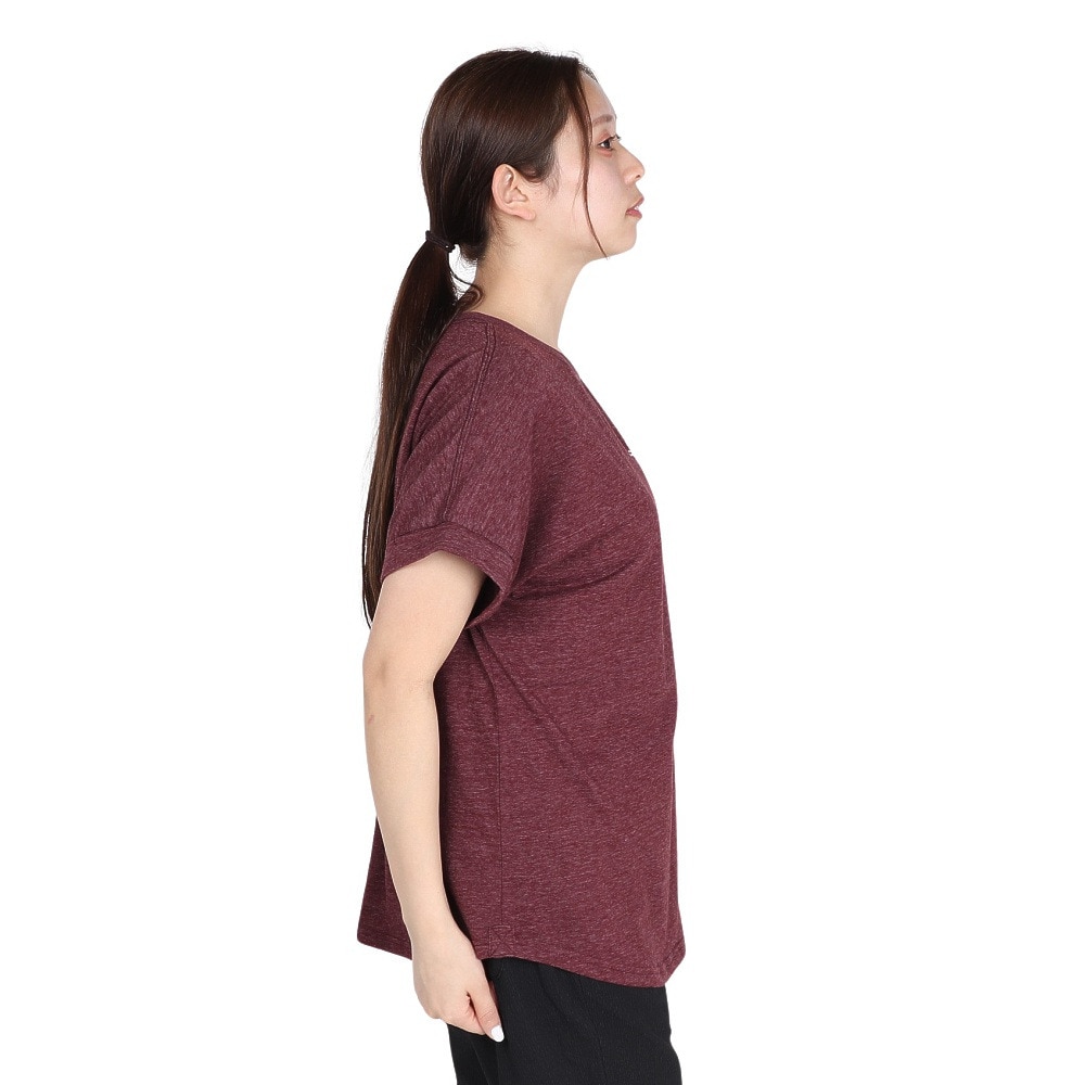 エルケクス（ELKEX）（レディース）半袖Tシャツ エンブレム ROLLUP EKL5S10042 WIN