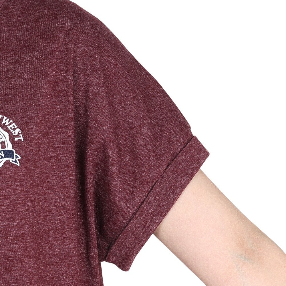 エルケクス（ELKEX）（レディース）半袖Tシャツ エンブレム ROLLUP EKL5S10042 WIN