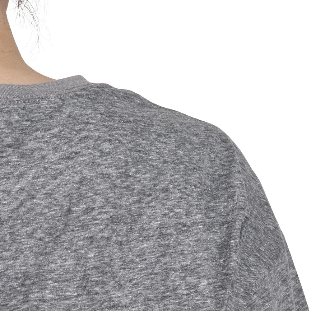 エルケクス（ELKEX）（レディース）半袖 フロッキープリント ワイドTシャツ EKL5S10043 MGRY