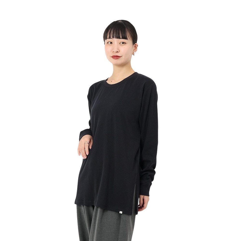 エルケクス（ELKEX）（レディース）長袖Tシャツ EKL5FA0017 BLK