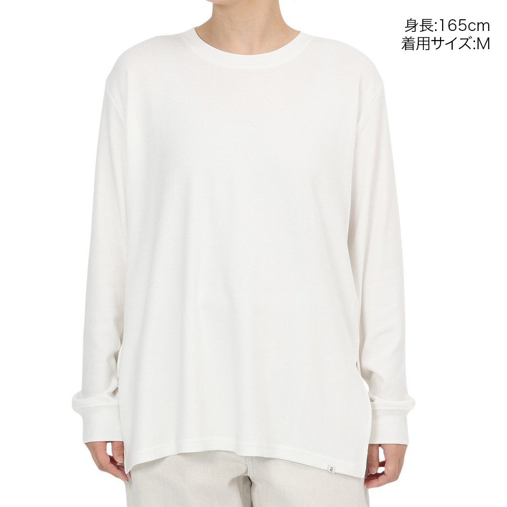 エルケクス（ELKEX）（レディース）長袖Tシャツ EKL5FA0017 OWHT