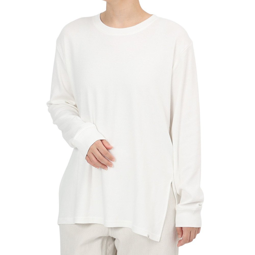 エルケクス（ELKEX）（レディース）長袖Tシャツ EKL5FA0017 OWHT